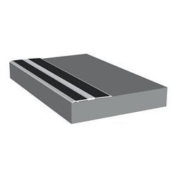 ELLEN Schwellenprofil SP69 z. schrauben Alu schwarz, Br 69 x L 1000mm