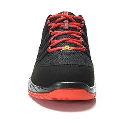 Elten Halbschuh MADDOX black- red Low, ESD, S3, Gr. 38