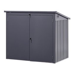 floraworld Mülleimer-Garage2 Müllton ne158 x 101 x 113/134 cm