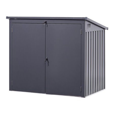 floraworld Mülleimer-Garage2 Müllton ne158 x 101 x 113/134 cm