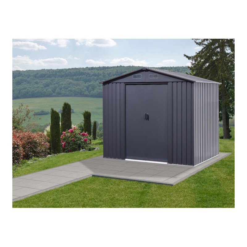 floraworld Gartengerätehausm.Satteld ach236 x 174 x 206 cm