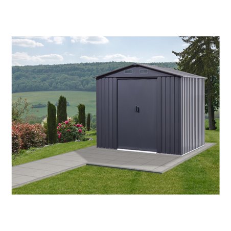 floraworld Gartengerätehausm.Satteld ach236 x 174 x 206 cm