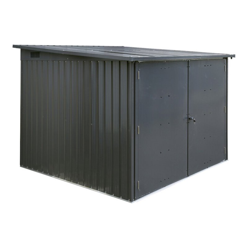 floraworld Fahrradgaragefür 4 Fahrrä der206 x 204 x 145/163 cm