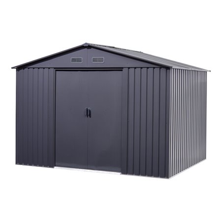 floraworld Gartengerätehausm.Satteld ach238 x 301 x 214 cm