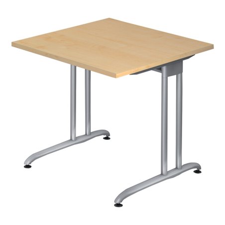 Schreibtisch Nussbaum 800x800 mm