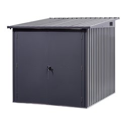 floraworld Fahrradgaragefür 3 Fahrrä der164 x 204 x 145/163 cm