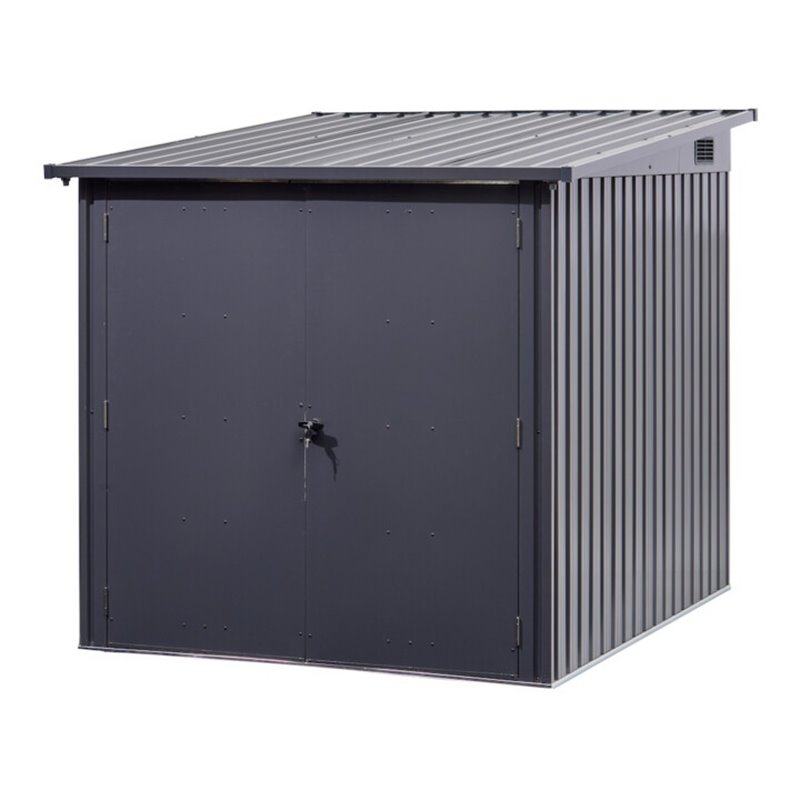 floraworld Fahrradgaragefür 3 Fahrrä der164 x 204 x 145/163 cm