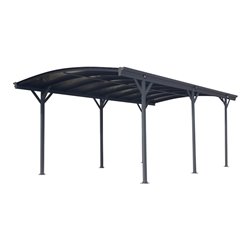 floraworld Carport6 Standfuße300 x 5 05 x 206/219 cm