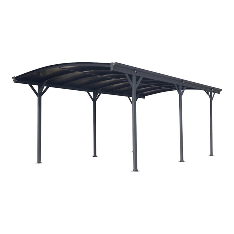 floraworld Carport6 Standfuße300 x 5 05 x 206/219 cm