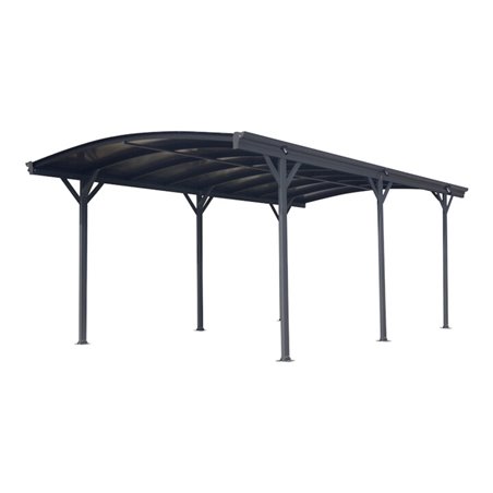 floraworld Carport6 Standfuße300 x 5 05 x 206/219 cm