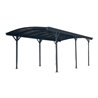 floraworld Carport6 Standfuße300 x 5 05 x 206/219 cm