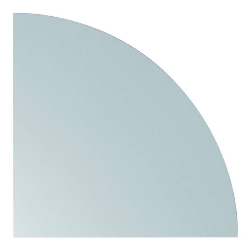 Eckplatte 90 Grad 800x800 mm Nussbaum