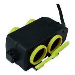 UNITEC Schuko-Steckdosenblock 4-fach, IP44