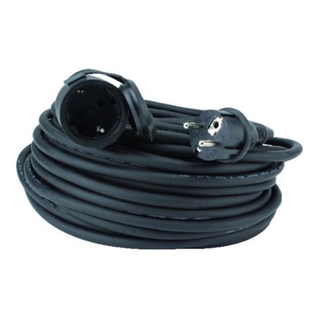 UNITEC Verlängerung H05RR-F 3G1,5 25m schwarz