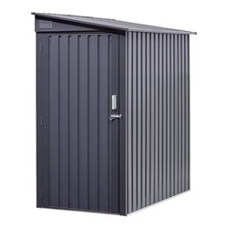 floraworld Anlehn-Gerätehausmit Schr ägdach172 x 103 x 190 cm