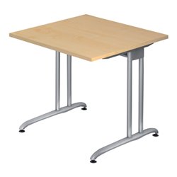 Schreibtisch lichtgrau 800x800 mm