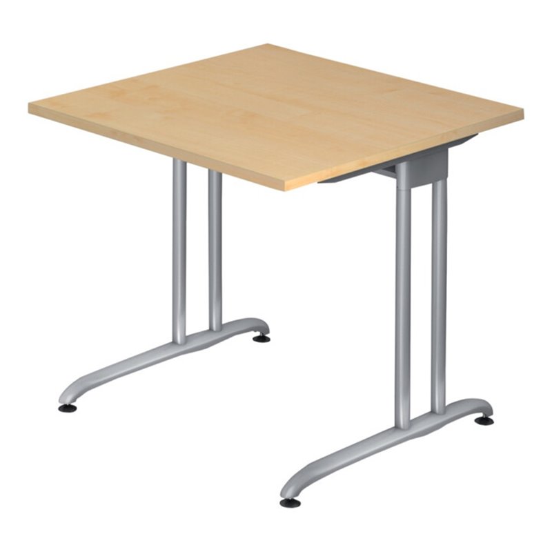 Schreibtisch lichtgrau 800x800 mm