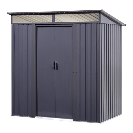 floraworld Gartengerätehausm.Pultdac h + Oberlicht121 x T 195 x H 196 cmBeschaffungsart