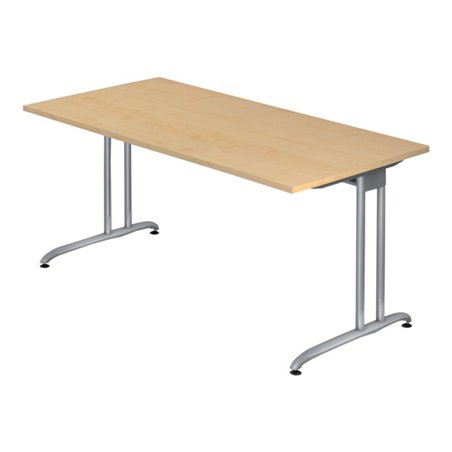 Schreibtisch lichtgrau 1600x800 mm