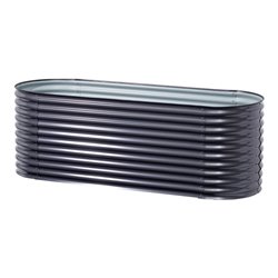 floraworld Hochbeet Silo oval240 x 8 0 x 82 cmanthrazit