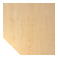 Trapezeckplatte 1200x1200 mm lichtgrau