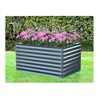 floraworld Pflanzkasten rechteckigan thrazit a. Metall150 x 60 x 60 cm