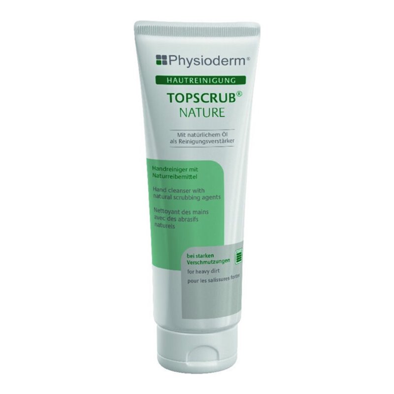 Physioderm Topscrub nature 250 ml Tube Handreiniger Naturreibem.