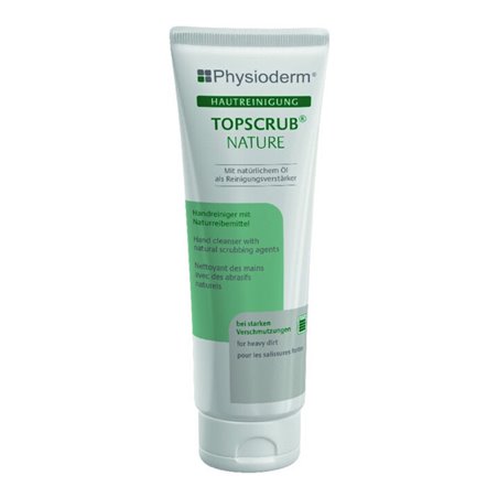 Physioderm Topscrub nature 250 ml Tube Handreiniger Naturreibem.