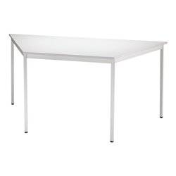 Trapeztisch lichtgrau