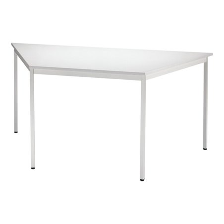 Trapeztisch lichtgrau