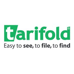 TARIFOLD Prospekttasche mit 1 Öse A4 hoch blau VE5 St.