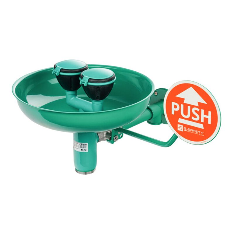B-SAFETY professional safety solutions Sicherheits-Augendusche und Aufffangbecken