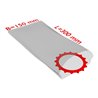 TransPak PE-Flachbeutel,VE1000, 150x300mm, 50my, transparent 