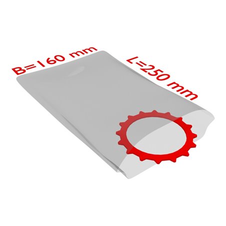TransPak PE-Flachbeutel,VE1000, 160x250mm, 50my, transparent 