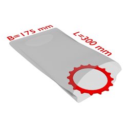 TransPak PE-Flachbeutel,VE1000, 175x300mm, 50my, transparent 