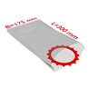 TransPak PE-Flachbeutel,VE1000, 175x300mm, 50my, transparent 