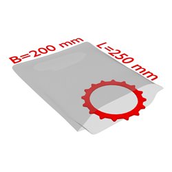 TransPak PE-Flachbeutel,VE1000, 200x250mm, 50my, transparent 