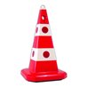TEMKA Leitkegel mit Öse, rot, mit Reflexlinsen, Höhe 613mm