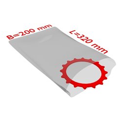 TransPak PE-Flachbeutel,VE1000, 200x320mm, 50my, transparent 