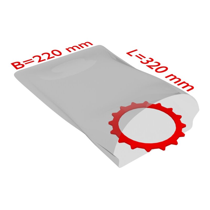 TransPak PE-Flachbeutel,VE1000, 220x320mm, 50my, transparent 