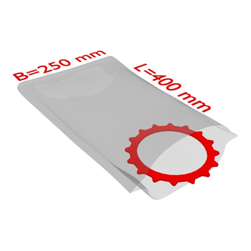 TransPak PE-Flachbeutel,VE1000, 250x400mm, 50my, transparent 