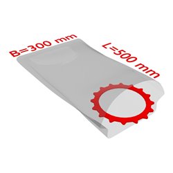 TransPak PE-Flachbeutel,VE1000, 300x500mm, 50my, transparent 