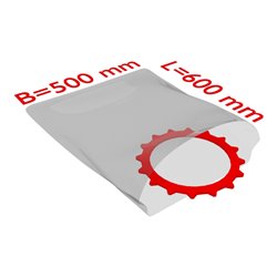 TransPak PE-Flachbeutel,VE500, 500x600mm, 50my, transparent 