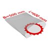 TransPak PE-Flachbeutel,VE500, 500x600mm, 50my, transparent 