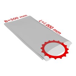 TransPak PE-Flachbeutel,VE250, 500x1.000mm, 50my, transp