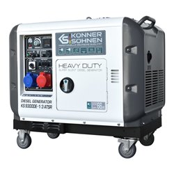 Könner& Söhnen Diesel Generator 7,5 kW 400V / 6,5 kW 230V