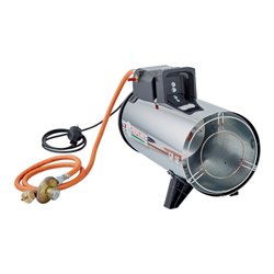 Gas-Heizgebläse 11-18kW regelbar Edelstahl