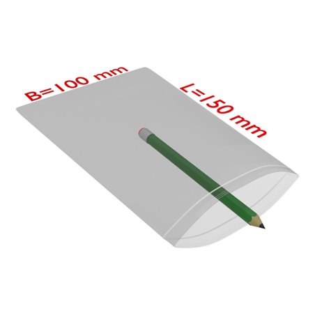 TransPak Druck-Verschlussbeutel 100x150mm, 50my,VE2000