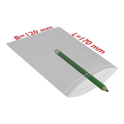 TransPak Druck-Verschlussbeutel 120x170mm, 50my,VE2000
