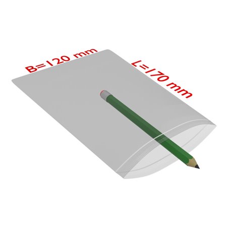 TransPak Druck-Verschlussbeutel 120x170mm, 50my,VE2000